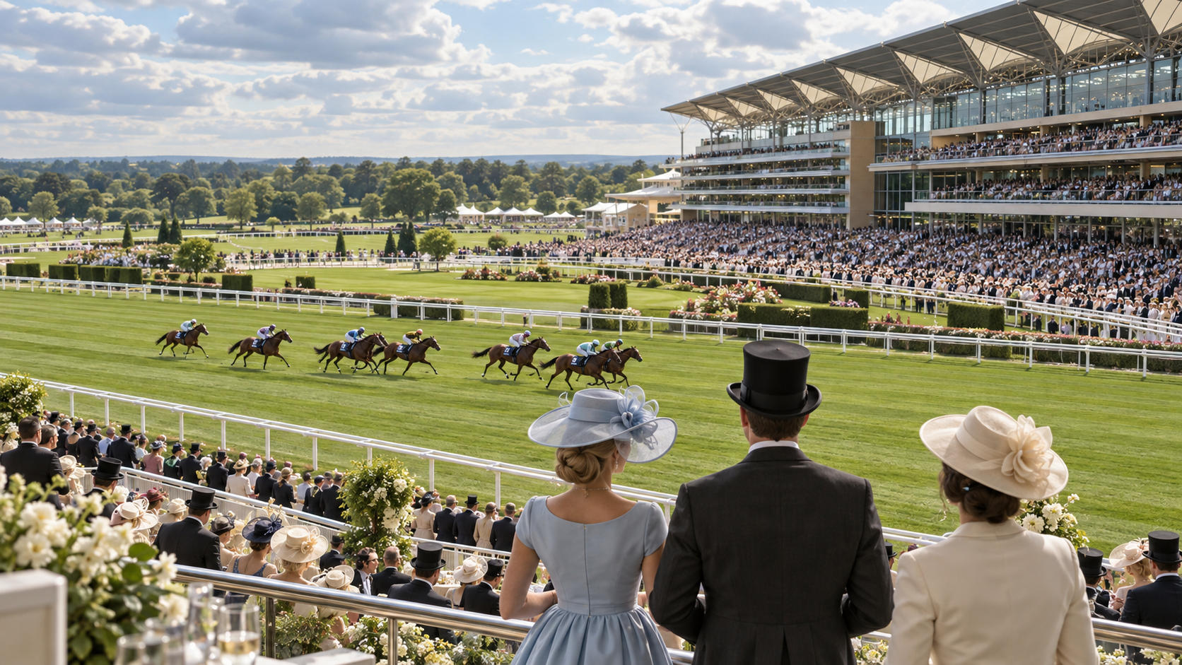 Royal Ascot — Kraliyet At Yarışları — Ascot Racecourse, Berkshire, İngiltere